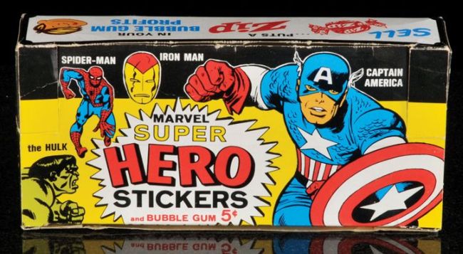 1967 Philadelphia Marvel Super Heroes Stickers